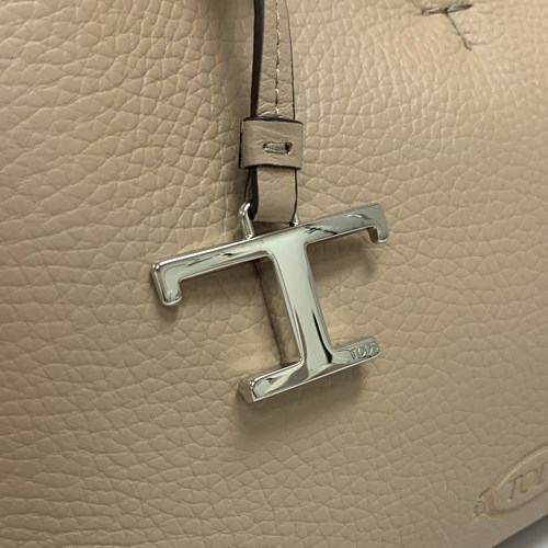 値下げ♪ 美品 TOD'S トッズ レザー バッグ マイクロ ブラウン ベージュ Woman ブラウン レザー バケット バッグ ミニ
