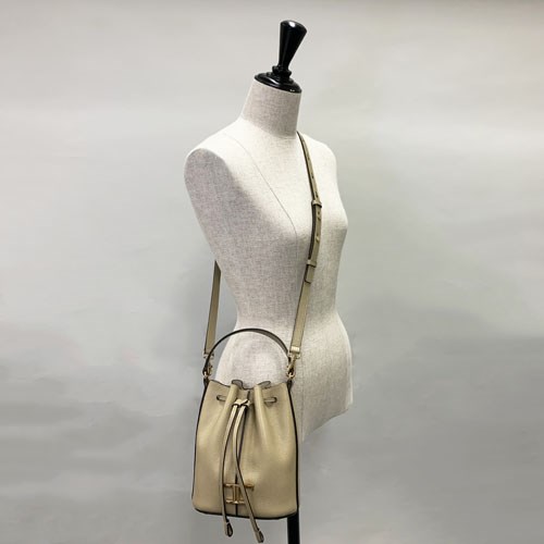 Tods トッズ Tリングバケットバッグ 2WAY ベージュ
