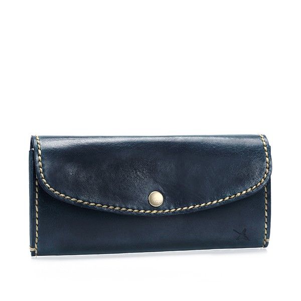【新品未使用】Ain Soph アインソフ　レザー　フラップ長財布 ハードプルアップレザー財布