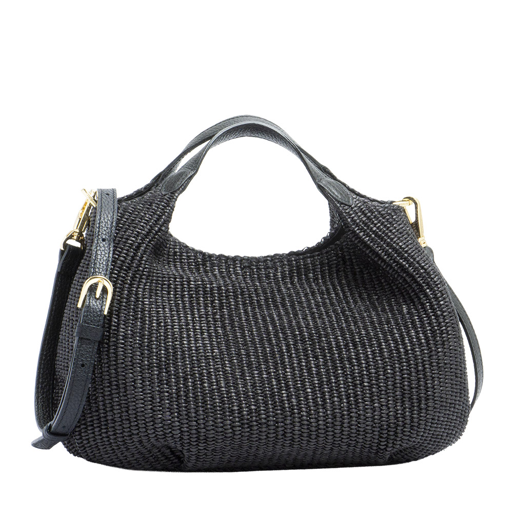 VIOLA d'ORO かごバッグ 黒 VIOLAd'ORO ヴィオラドーロ かごバッグ 2WAY ショルダー SANDRO