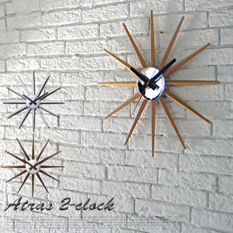 時計 掛け時計 壁掛時計 アトラス2クロック Atras 2-clock アート 