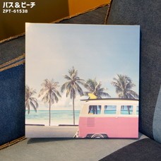 Canvas Art Bus&Beach W300D25H300mm