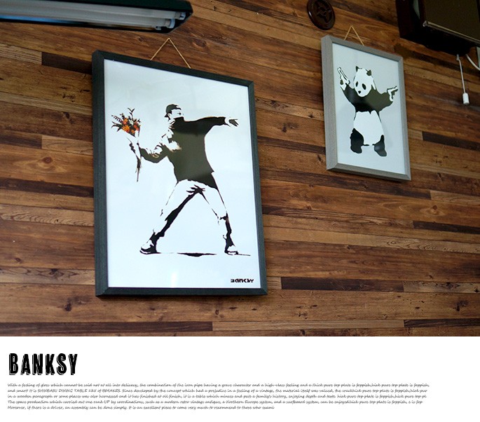 アート バンクシー Banksy Panda with Guns IBA-61754 絵画 アート 