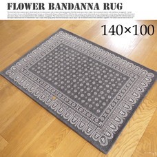 flower bandanna rug  140100cm 1color