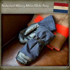 Netherland Military Mitten Globe Navy MILITARYITEM
