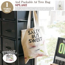 AND PACKABLE A4 TOTE BAG SPLASH 4036 cm