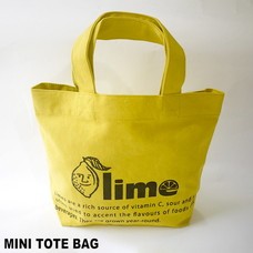 MINI TOTE BAG Lime Хå 30x22x10cm