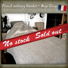 French military blanketRugGray MILITARYITEM