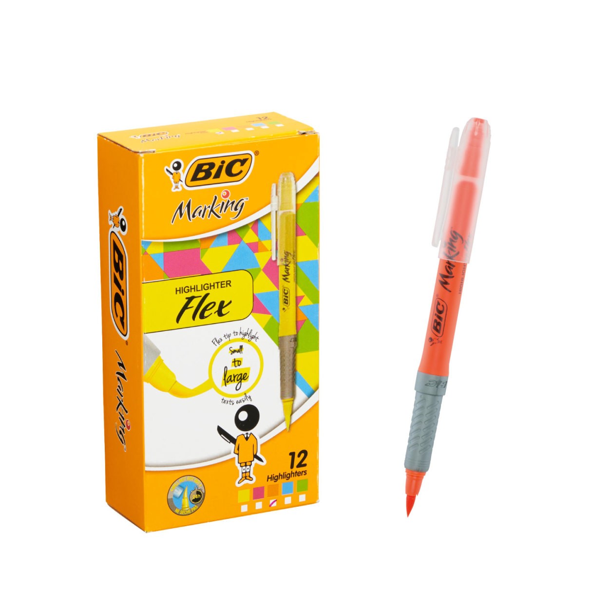 70%OFF】【早い者勝ち】【公式】BIC 蛍光ペン マーキングハイライターフレックス 12本 セット :MGHL:BICジャパン公式  Yahoo!ShoP - 通販 - Yahoo!ショッピング