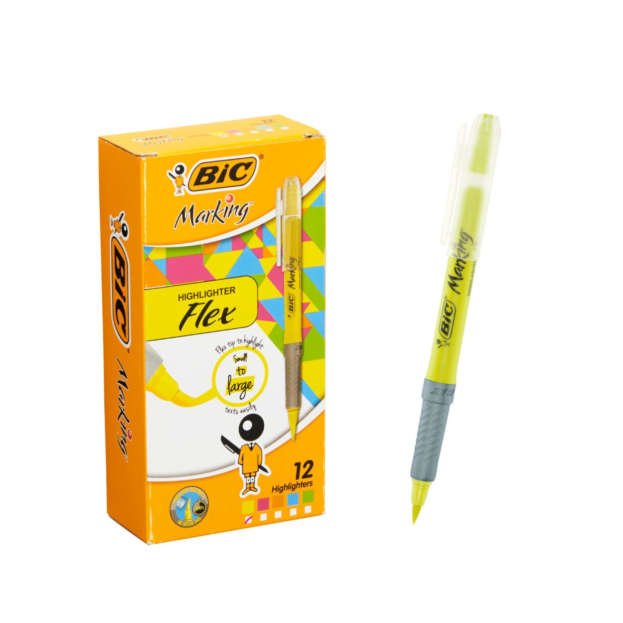 70%OFF】【早い者勝ち】【公式】BIC 蛍光ペン マーキングハイライターフレックス 12本 セット :MGHL:BICジャパン公式  Yahoo!ShoP - 通販 - Yahoo!ショッピング