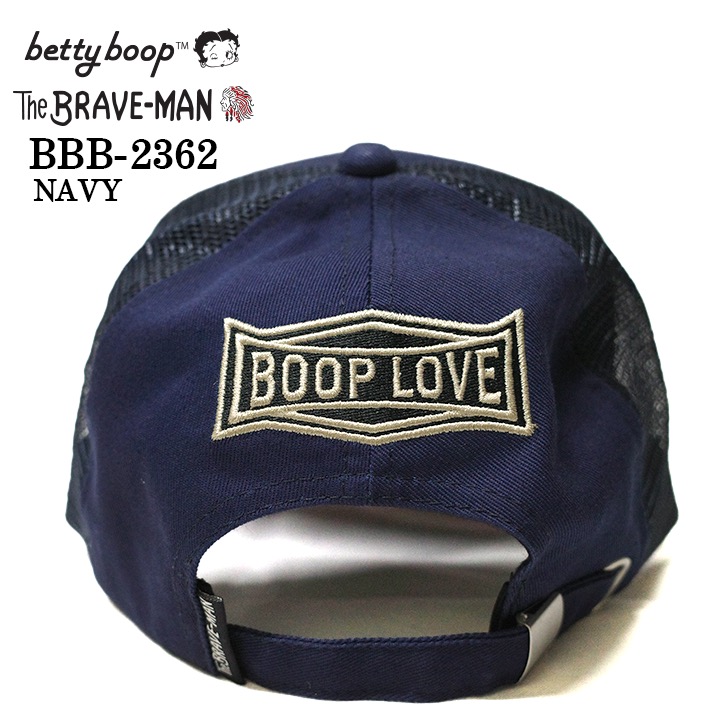 THE BRAVEMAN×BETTY BOOP ベティ・ブープ ツイルメッシュキャップ 帽子 bbb-2362｜bicks-market｜11