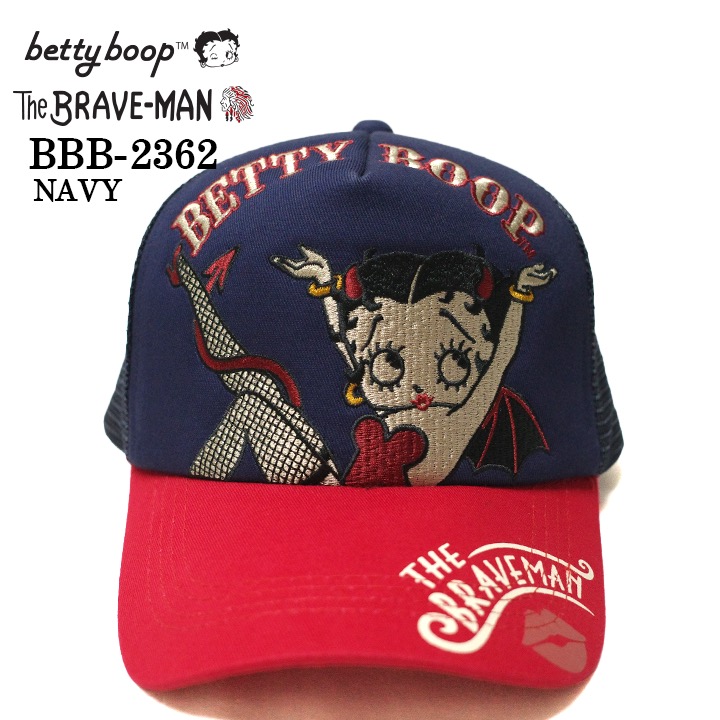 THE BRAVEMAN×BETTY BOOP ベティ・ブープ ツイルメッシュキャップ 帽子 bbb-2362｜bicks-market｜09