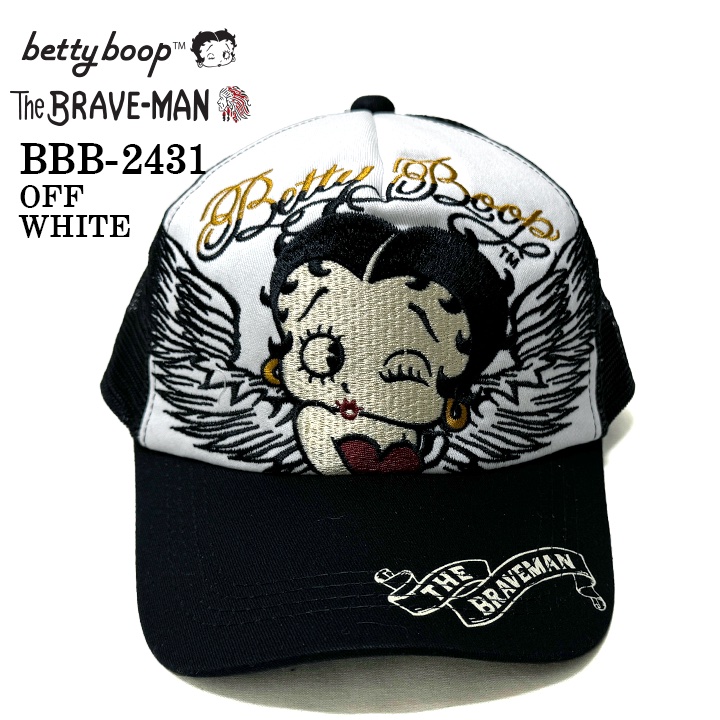 THE BRAVEMAN×BETTY BOOP ベティ・ブープ ツイルメッシュキャップ 帽子 bbb-2431｜bicks-market｜09