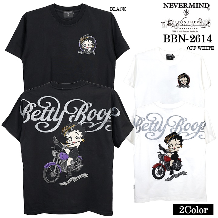 BETTY BOOP NEVERMIND TEE S/S T-SHIRT ベティーブープ ネバーマインド 