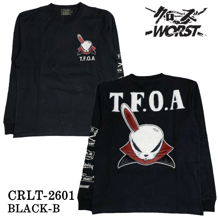 CROWS×WORST TEE L/S T-SHIRT DEATH RABBIT クローズ ワースト 武装 