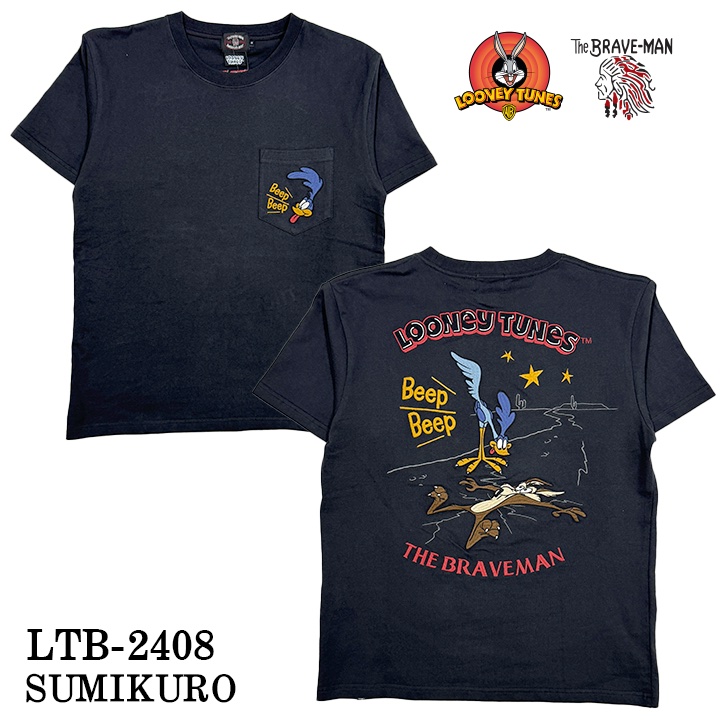 THE BRAVEMAN×LOONEY TUNES ルーニーチューンズ コラボ TEE 天竺 半袖T