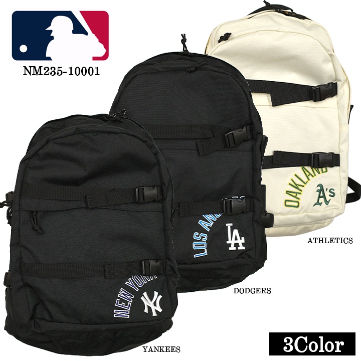 MLB メジャーリーグベースボール STRAP BACK PACK カバン 鞄 nm235-10001｜bicks-market