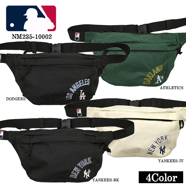 MLB メジャーリーグベースボール SIMPLE WAIST BAG カバン 鞄 nm235-10002｜bicks-market