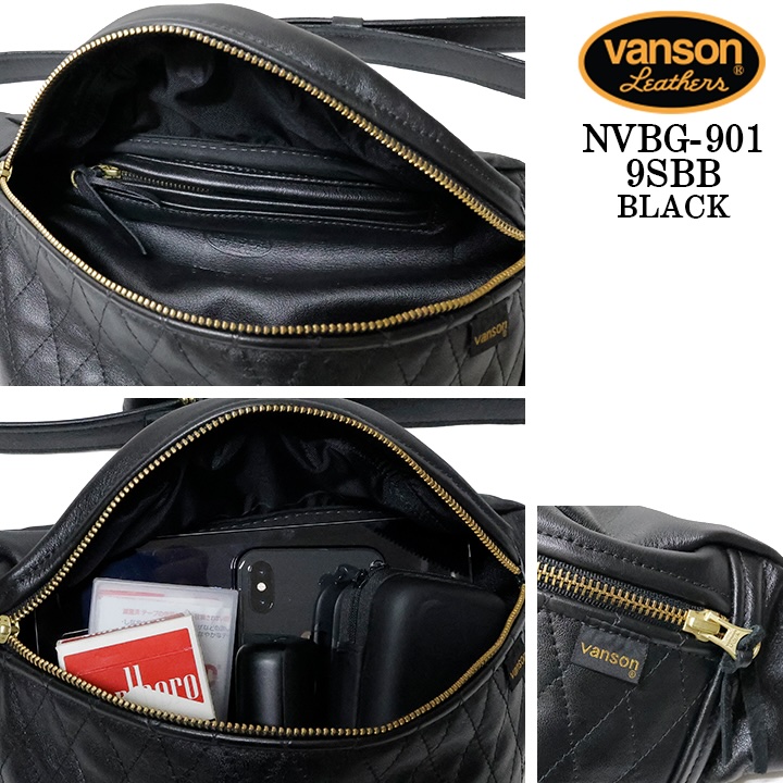 VANSON LEATHERS FANNY PACK バンソン レザー ファニーパック キルト
