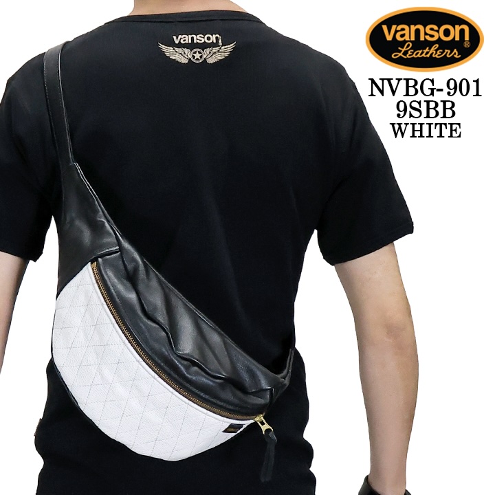 VANSON LEATHERS FANNY PACK バンソン レザー ファニーパック キルト