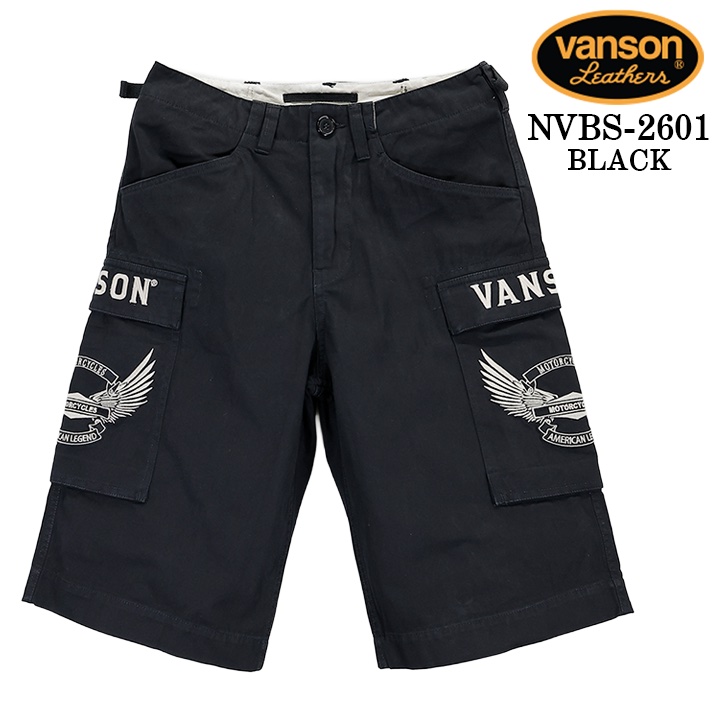 VANSON CARGO SHORT PANTバンソン カーゴ ショートパンツ nvbs-2601