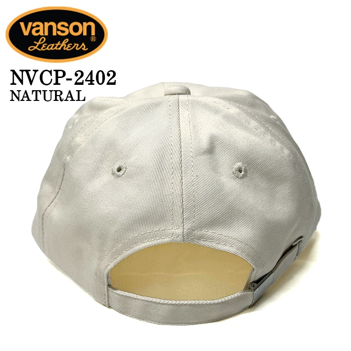 VANSON バンソン ツイル6パネルBBキャップ 帽子 nvcp-2402｜bicks-market｜11