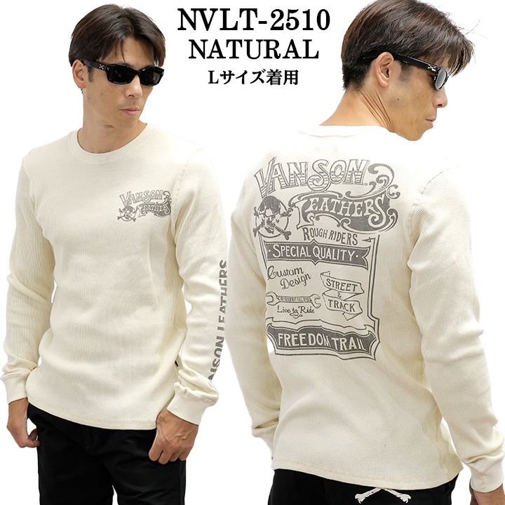 VANSON TEE L/S T-SHIRT THERMAL バンソン サーマル ロンT 長袖Tシャツ