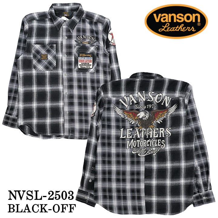 VANSON MULTI CHECK L/S SHIRT バンソン マルチカラー チェック 長袖