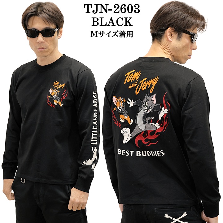 TOM&JERRY NEVERMIND TEE L/S T-SHIRT トムとジェリー ネバーマインド