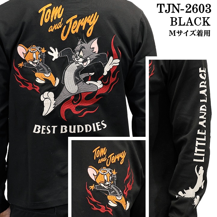 TOM&JERRY NEVERMIND TEE L/S T-SHIRT トムとジェリー ネバーマインド