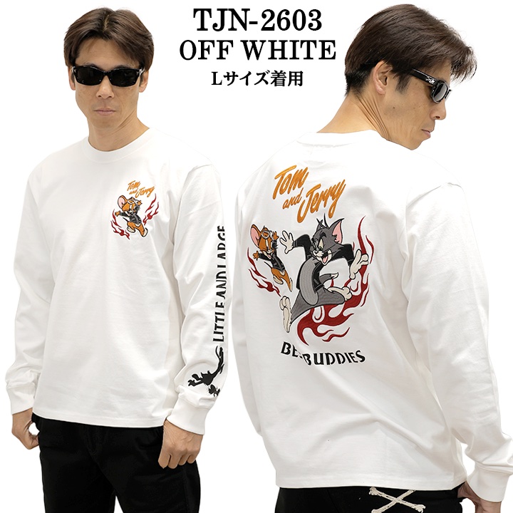 TOM&JERRY NEVERMIND TEE L/S T-SHIRT トムとジェリー ネバーマインド