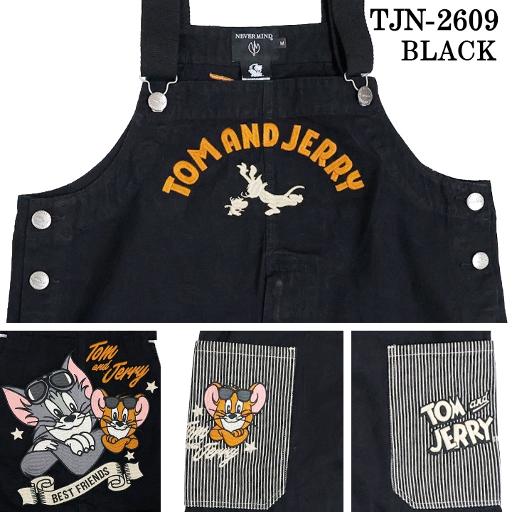 TOM&JERRY NEVERMIND OVERALL トムとジェリー ネバーマインド コラボ