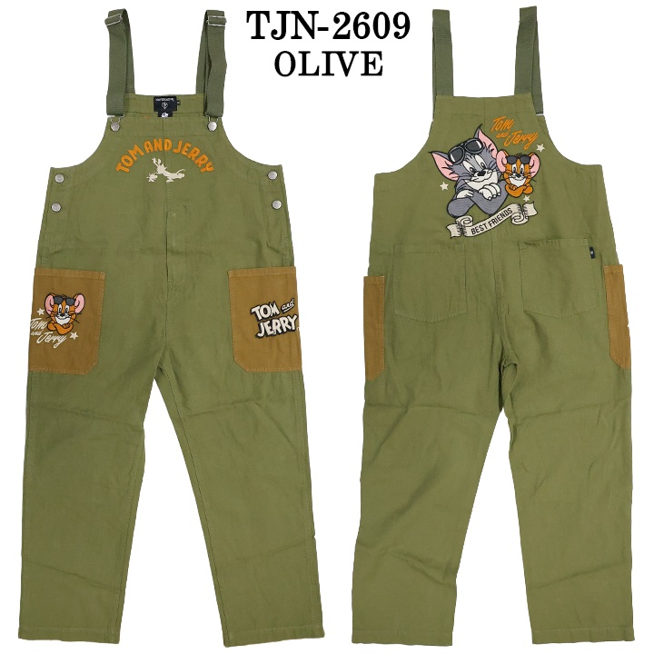 TOM&JERRY NEVERMIND OVERALL トムとジェリー ネバーマインド コラボ