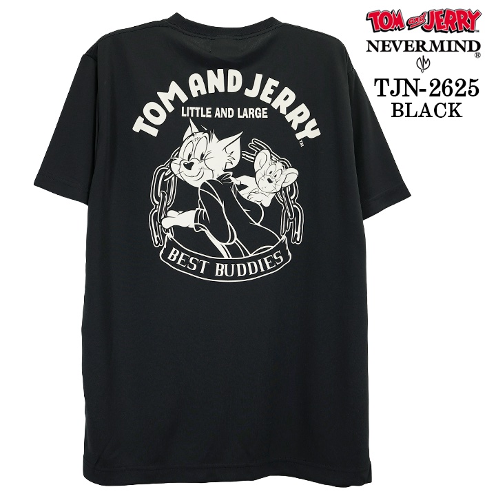 TOM&JERRY NEVERMIND DRY TEE S/S T-SHIRT トムとジェリー ネバー