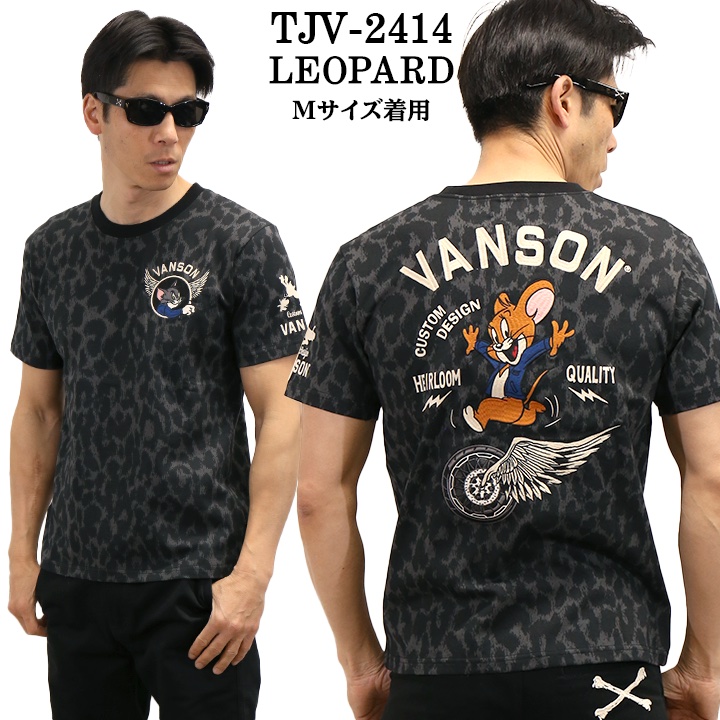 VANSON（バンソン） VANSON×TOM&JERRY トム＆ジェリー 天竺 半袖T