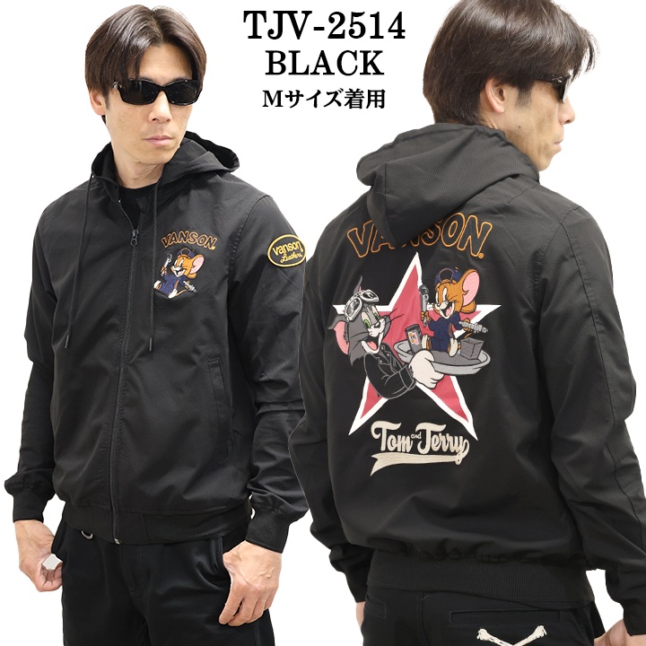 VANSON×TOM&JERRY バンソン トム＆ジェリー サマーメッシュジャケット