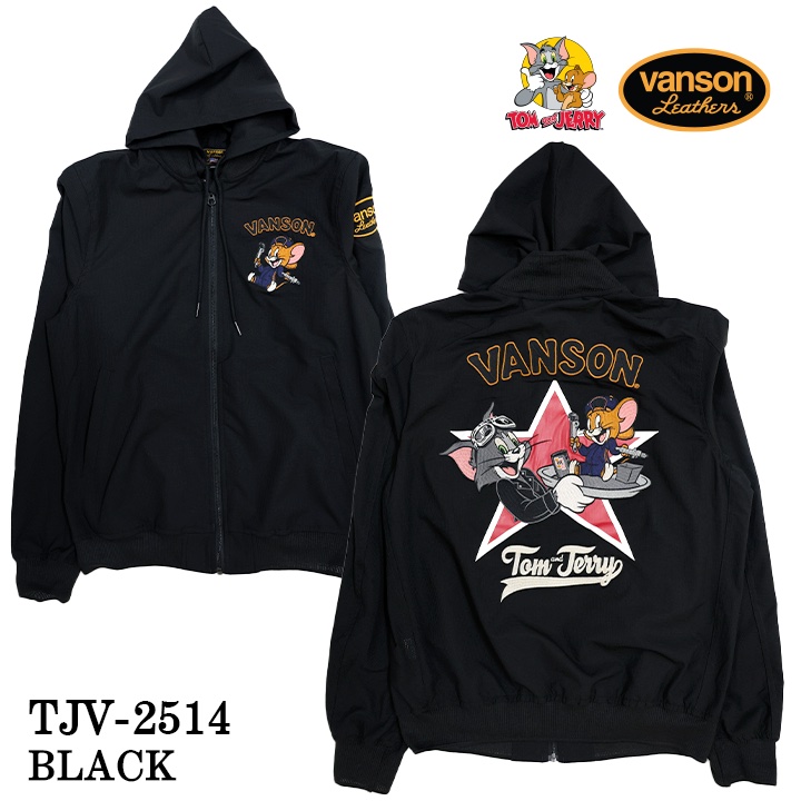 VANSON×TOM&JERRY バンソン トム＆ジェリー サマーメッシュジャケット