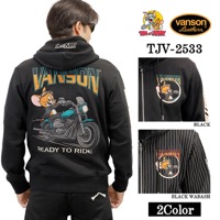 VANSON×TOM&JERRY SWEATSHIRT PARKA HOODIE バンソン トムとジェリー