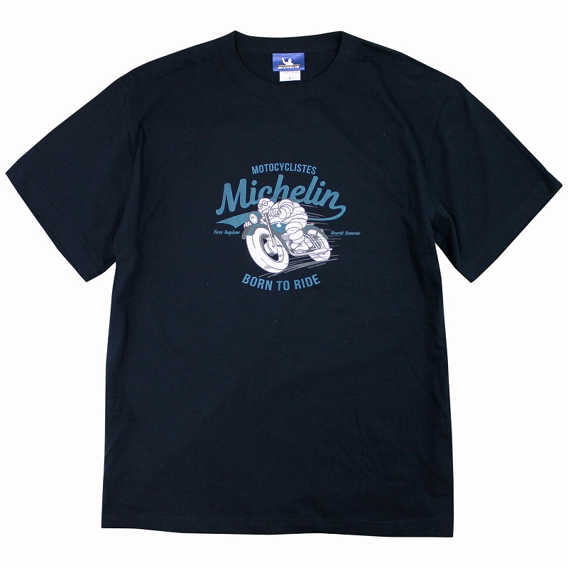 ミシュラン Tシャツ Michelin T-Shirt ライダー moto ミシュランマン ビブ ビ...