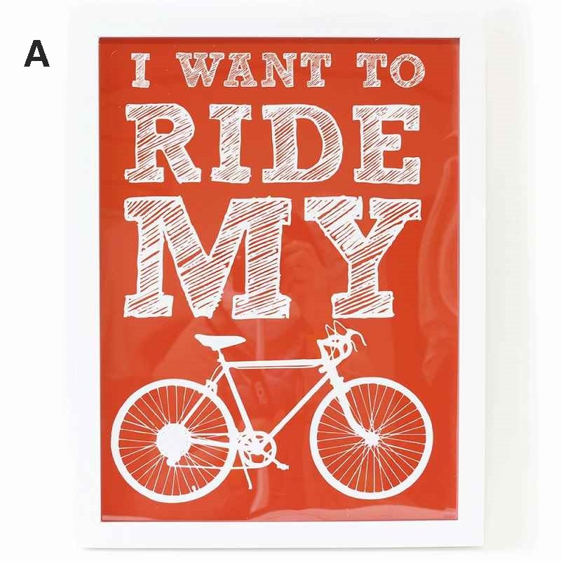 自転車 パネル 自転車 ロードバイク アートパネル ポスター 北欧 アートポスター アートフレーム 自転車雑貨 インテリア A0004 Bicycle Gift 通販 Yahoo ショッピング