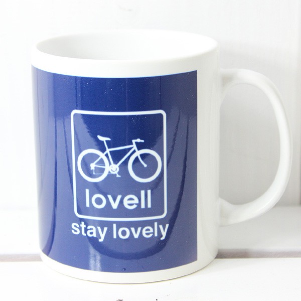 自転車 マグカップ ブランド 自転車柄 大きいコップ 自転車モチーフ雑貨 コーヒーカップ ラベル lovell MTB バイク｜bicyclegift｜02