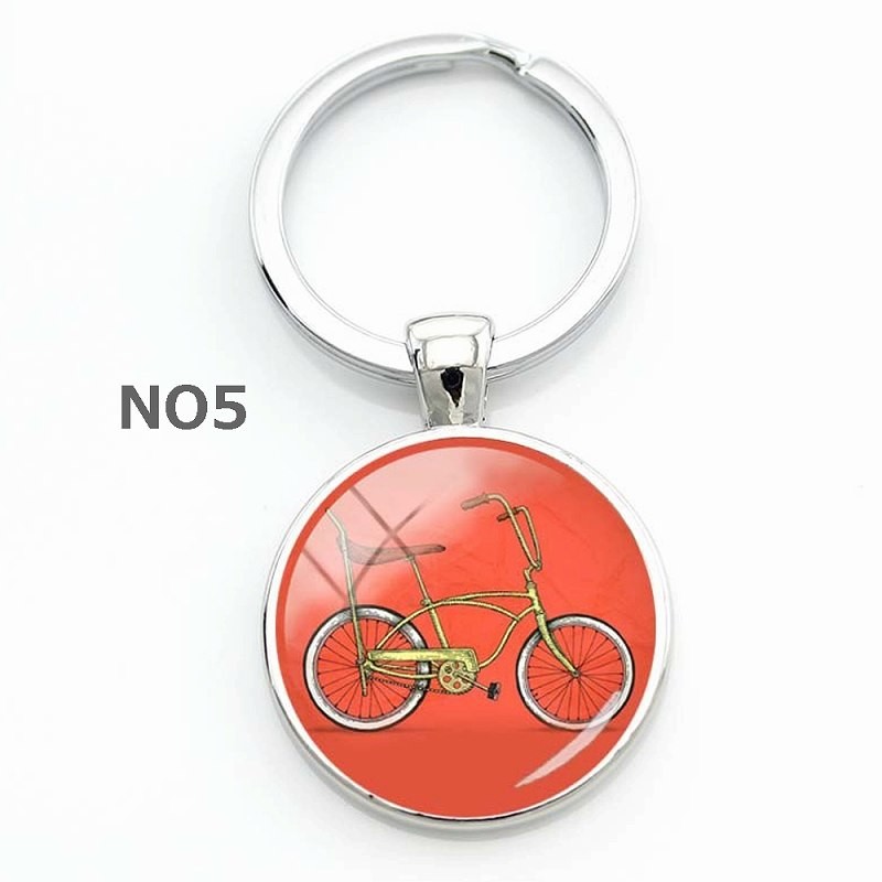 自転車柄 バイシクル 自転車 キーホルダー アンティーク レトロ 自転車 
