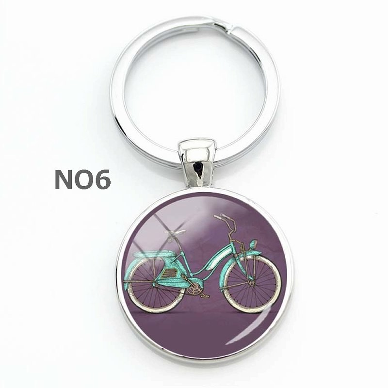 自転車柄 バイシクル 自転車 キーホルダー アンティーク レトロ 自転車