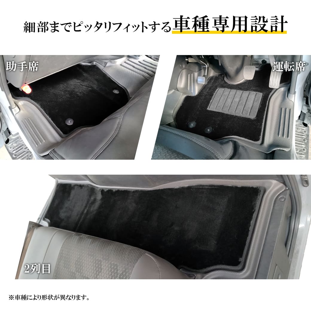 プレミアム 二層フロアマット ハリアー 80系 RAV4 50系 運転席 助手席 