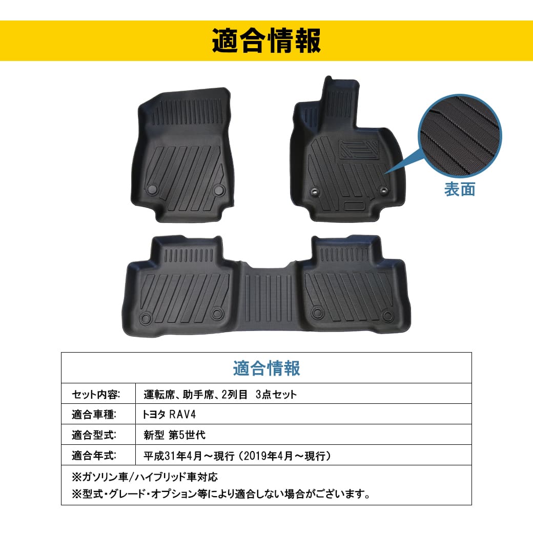 TOYOTA RAV４専用３Ｄフロアマット big-dipper7_hn07t10908