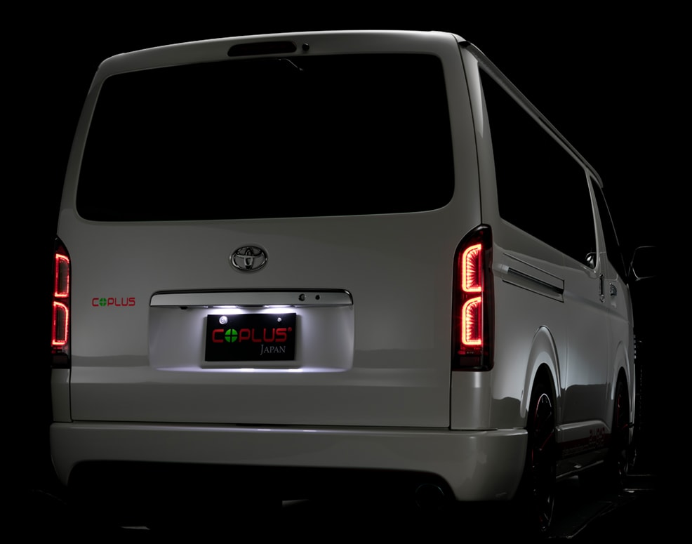 ハイエース テールランプ USエディション プラチナLED｜ PLATINUM LED TAIL LAMP US Edition for  HIACE｜トヨタ コプラス