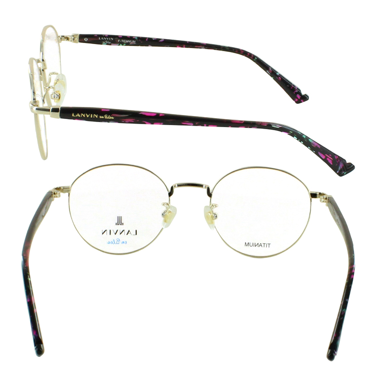 LANVIN en Bleu ランバンオンブルー メガネ フレーム 眼鏡 ボストン