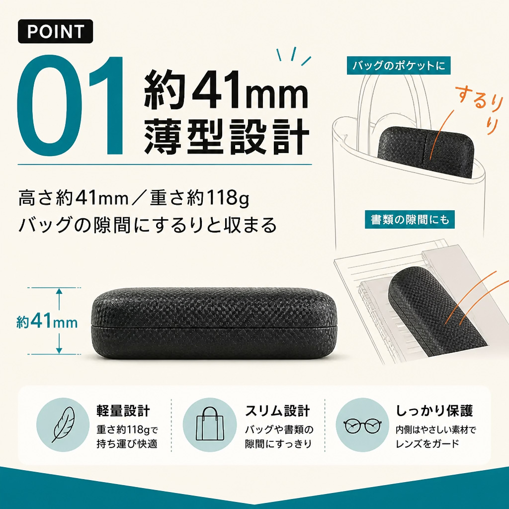 メガネケース ハード おしゃれ 眼鏡ケース 老眼鏡ケース サングラス