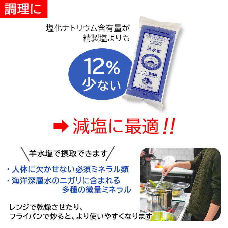 入浴剤 バスソルト 羊水塩 1箱 500g×20袋セット くじら屋謹製 国産