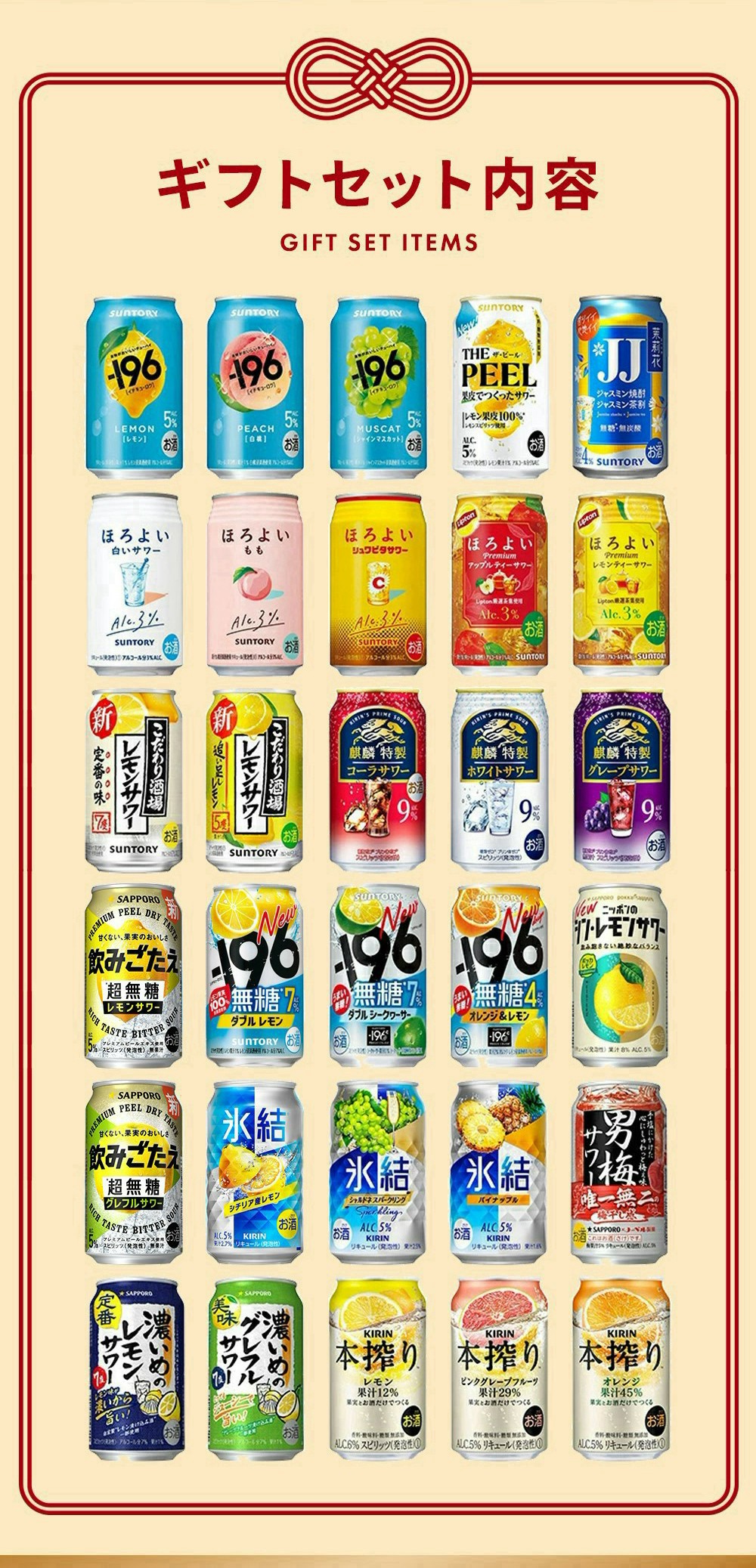 氷結 お中元 御中元 チューハイ 酎ハイ サワー 飲み比べ ギフト セット